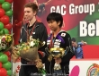 U21 Winners - LAMBIET Florent BEL and SATO Hitomi JPN, Minsk, Belarus, 17.05.2015.