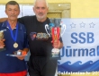 Fotogrāfijā no kreisās J.Ozols, G.Šēnhofs, Jūrmala, 12.09.2015.