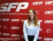 Fotogrāfijā LSFP stipendijas ieguvēja Viktorija Majorova, 14.11.2017.